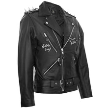 Load image into Gallery viewer, Nicolas Cage Autographed Ghost Rider Premium Leather Jacket with Inscription