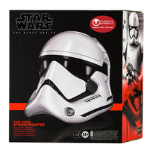 Load image into Gallery viewer, John Boyega Autographed Star Wars The Black Series First Order Stormtrooper Bloody Helmet with FN-2187 Inscription