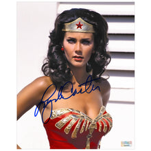 Load image into Gallery viewer, Lynda Carter Autographed 1976 Wonder Woman Queen of the Amazons 8x10 Photo