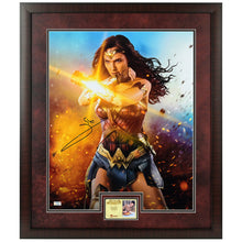 Load image into Gallery viewer, Gal Gadot Autographed 2017 Wonder Woman Bracelets of Submission 16x20 Photo
