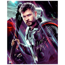 Load image into Gallery viewer, Chris Hemsworth Autographed Avengers End Game Thor 16x20 Photo