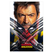 Load image into Gallery viewer, Hugh Jackman Autographed 2024 Deadpool and Wolverine 16x24 Poster
