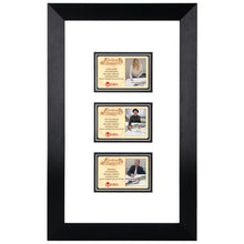 Load image into Gallery viewer, Sam Neill, Jeff Goldblum, Laura Dern Jurassic Park Autographed Michael Ferrari 31.5"×41.5" Framed Canvas Giclée