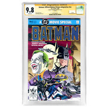 Load image into Gallery viewer, Michael Keaton Autographed 1989 Batman Official Motion Picture Adaptation #nn CGC SS 9.8