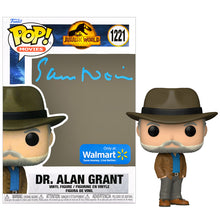 Load image into Gallery viewer, Sam Neill Autographed Jurassic World Dr. Alan Grant Walmart Exclusive POP! Vinyl Figure #1221