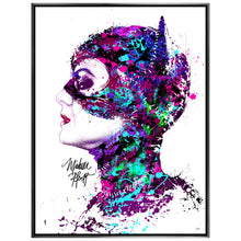Load image into Gallery viewer, Michelle Pfeiffer Autographed Michael Ferrari Catwoman 33"×43" Framed Canvas Giclée