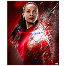 Load image into Gallery viewer, Zoe Saldana Autographed 2016 Star Trek Beyond Uhura 16x20 Photo