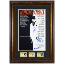 Load image into Gallery viewer, Michelle Pfeiffer, Al Pacino, Steven Bauer Autographed 1983 Scarface 16x24 Movie Poster