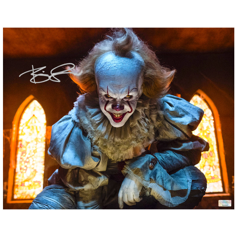 Bill Skarsgard Autographed IT Pennywise The Eater of Worlds 11x14 Photo