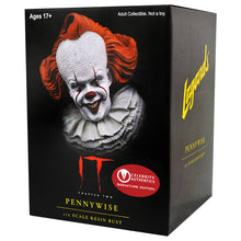 Load image into Gallery viewer, Bill Skarsgard Autographed Legends in 3-Dimensions IT Pennywise 1:2 Scale 10&quot; Bust