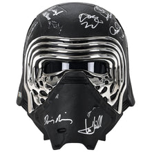 Load image into Gallery viewer, Daisy Ridley, Mark Hamill, Adam Driver, John Boyega Star Wars The Force Awakens Cast Autographed Kylo Ren Voice Changing Helmet