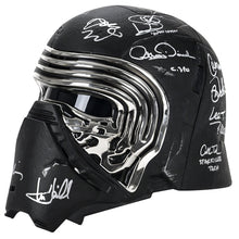 Load image into Gallery viewer, Daisy Ridley, Mark Hamill, Adam Driver, John Boyega Star Wars The Force Awakens Cast Autographed Kylo Ren Voice Changing Helmet