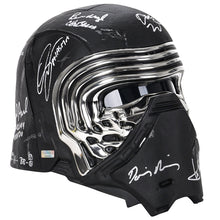 Load image into Gallery viewer, Daisy Ridley, Mark Hamill, Adam Driver, John Boyega Star Wars The Force Awakens Cast Autographed Kylo Ren Voice Changing Helmet