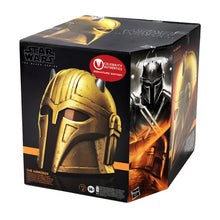 Load image into Gallery viewer, Emily Swallow Autographed Star Wars The Mandalorian The Black Series The Armorer Premium Electronic Helmet