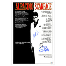 Load image into Gallery viewer, Al Pacino, Steven Bauer Autographed Scarface 16x24 Movie Poster