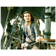 Load image into Gallery viewer, Orlando Bloom Autographed Pirates of the Caribbean Dead Man's Chest Will Turner 11x14 Scene Photo