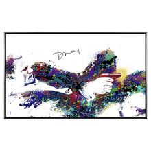 Load image into Gallery viewer, Daniel Craig Autographed Michael Ferrari James Bond 61.5"×37.5" Framed Canvas Giclée