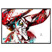 Load image into Gallery viewer, Tim Curry Autographed Michael Ferrari Darkness 43"×33" Framed Canvas Giclée