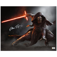 Load image into Gallery viewer, Adam Driver Autographed Star Wars The Force Awakens Kylo Ren Jedi Killer 16x20 Photo