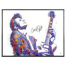 Load image into Gallery viewer, Michael J. Fox Autographed Michael Ferrari Back to the Future Marty McFly 31.5"×41.5" Framed Canvas Giclée