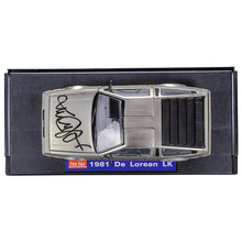 Load image into Gallery viewer, Michael J. Fox Autographed Back to the Future 1:18 Scale Die-Cast DeLorean
