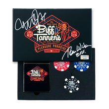 Load image into Gallery viewer, Michael J. Fox, Tom Wilson Autographed Back to the Future Biff Tannen’s Pleasure Paradise Hotel &amp; Casino Game Set