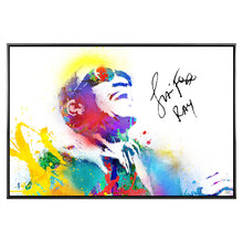 Load image into Gallery viewer, Jamie Foxx Autographed Michael Ferrari Ray Charles 33"×23" Framed Canvas Giclée