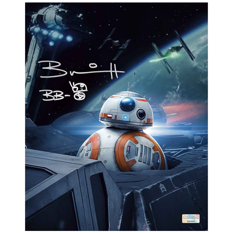 Brian Herring Autographed Star Wars: The Last Jedi BB-8 8x10 Photo