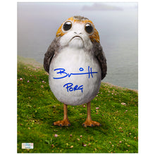 Load image into Gallery viewer, Brian Herring Autographed Star Wars: The Last Jedi Porg 8x10 Photo