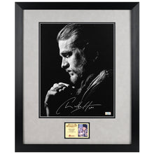 Load image into Gallery viewer, Charlie Hunnam Autographed Sons of Anarchy Jax Teller 11x14 Black & White Photo
