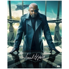 Load image into Gallery viewer, Samuel L. Jackson Autographed Captain America Winter Soldier Nick Fury 16x20 Photo
