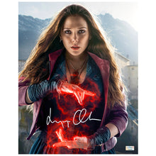 Load image into Gallery viewer, Elizabeth Olsen Autographed Marvel Scarlet Witch 11x14 Photo