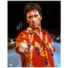 Load image into Gallery viewer, Al Pacino Autographed Scarface Tony Montana Taking Aim 16x20 Photo