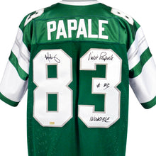 Load image into Gallery viewer, Mark Wahlberg and Vince Papale Autographed Invincible Philadelphia Eagles Jersey