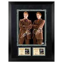 Load image into Gallery viewer, Oliver & James Phelps Autographed Harry Potter Fred & George Weasley 8x10 Photo