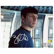 Load image into Gallery viewer, Zachary Quinto Autographed Star Trek First Officer Spock 8x10 Photo