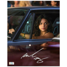 Load image into Gallery viewer, Michelle Rodriguez Autographed Fast and Furious Drive By 8x10 Photo