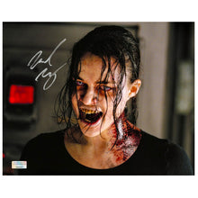Load image into Gallery viewer, Michelle Rodriguez Autographed Resident Evil Zombie 8x10 Photo