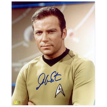 Load image into Gallery viewer, William Shatner Autographed Classic Star Trek Captain Kirk 16x20 Photo