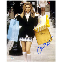 Load image into Gallery viewer, Alicia Silverstone Autographed 1995 Clueless 8x10 Cher Shopping Photo