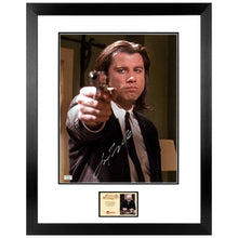 Load image into Gallery viewer, John Travolta Autographed Pulp Fiction Vincent Vega Hitman 11x14 Photo