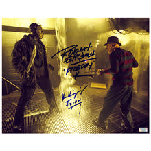 Load image into Gallery viewer, Robert Englund, Ken Kirzinger Autographed Freddy vs Jason Boiler Room Encountrer 11x14 Photo