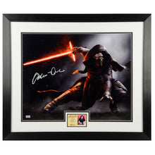 Load image into Gallery viewer, Adam Driver Autographed Star Wars The Force Awakens Kylo Ren Jedi Killer 16x20 Photo