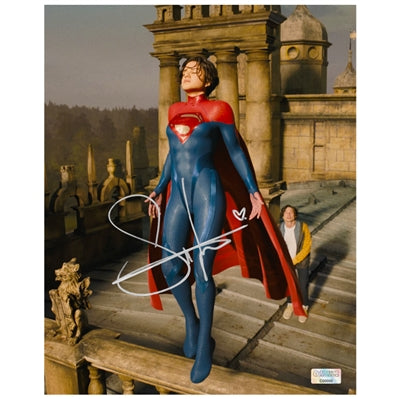 Sasha Calle Autographed 2023 The Flash Rise of Supergirl 8x10 Scene Photo