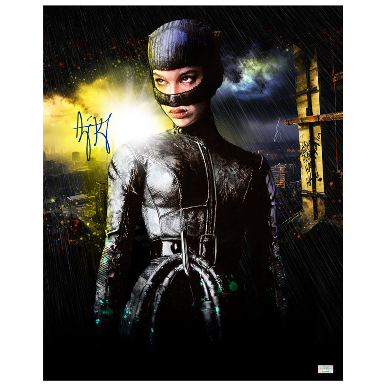 Zoe Kravitz Autographed Corbyn Kern 2022 The Batman Catwoman 16x20 Photo