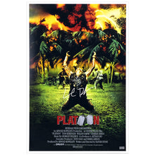 Load image into Gallery viewer, Willem Dafoe Autographed 1986 Platoon 16x24 Movie Poster