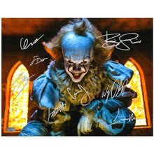 Load image into Gallery viewer, Bill Skarsgard and Cast Autographed 2017 IT Pennywise The Eater of Worlds 11x14 Photo