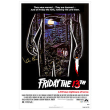 Load image into Gallery viewer, Kevin Bacon Autographed 1980 Friday the 13th 16x24 Movie Poster