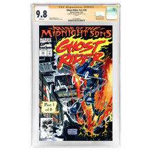Load image into Gallery viewer, Nicolas Cage Autographed 1992 Ghost Rider #V2 #28 CGC SS 9.8 1st Midnight Sons