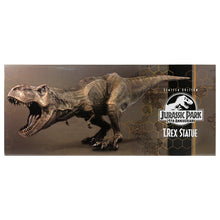 Load image into Gallery viewer, Sam Neill, Jeff Goldblum, Laura Dern Autographed Jurassic Park 25th Anniversary Bronze Tyrannosaurus Rex 24" Statue